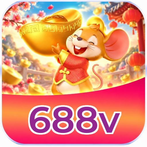 Interface da plataforma 688v mostrando slots populares e bônus de boas-vindas